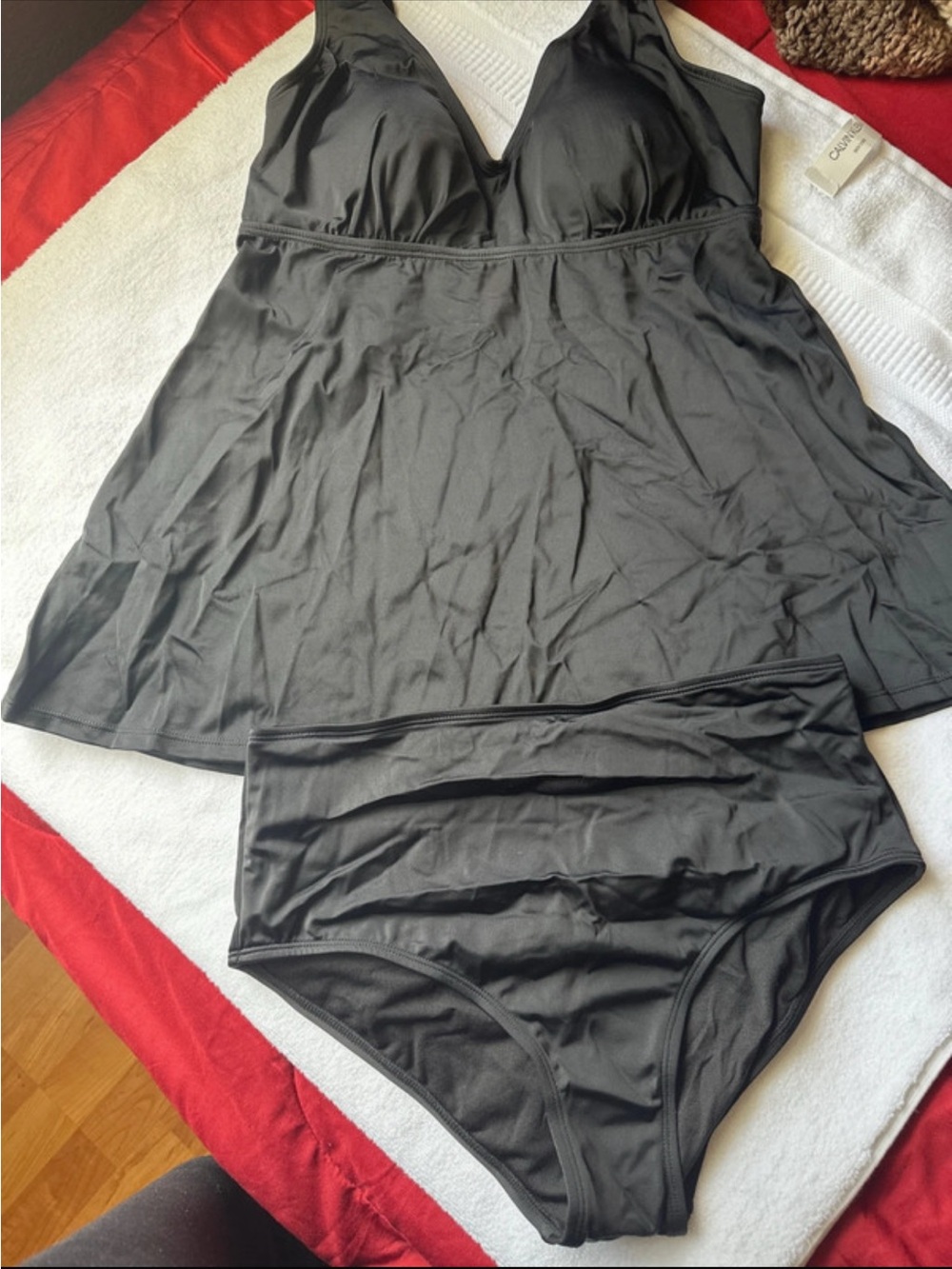 Women's Black Tankini Set - Brand Unknown
